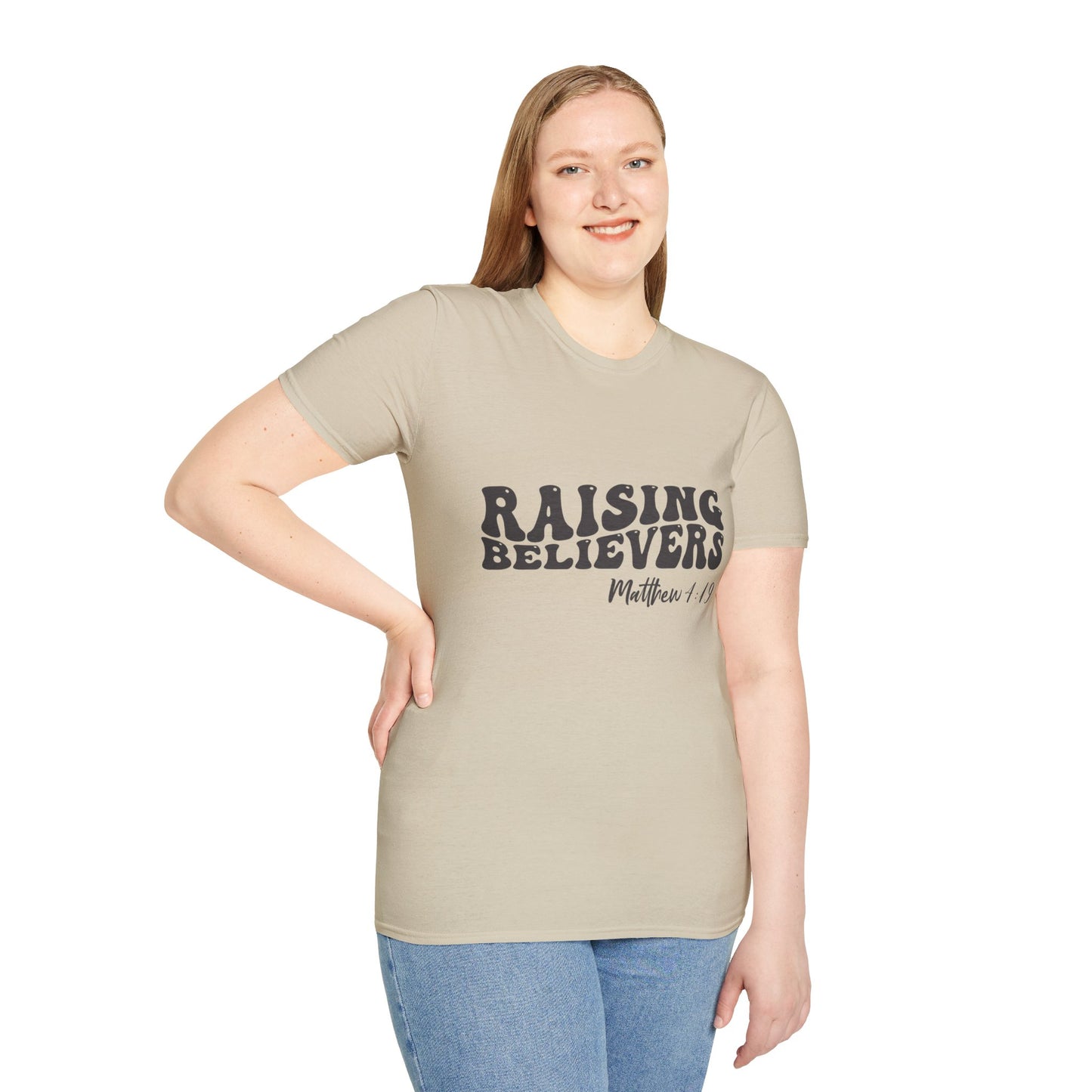 Raising Believers Christian Unisex T-shirt