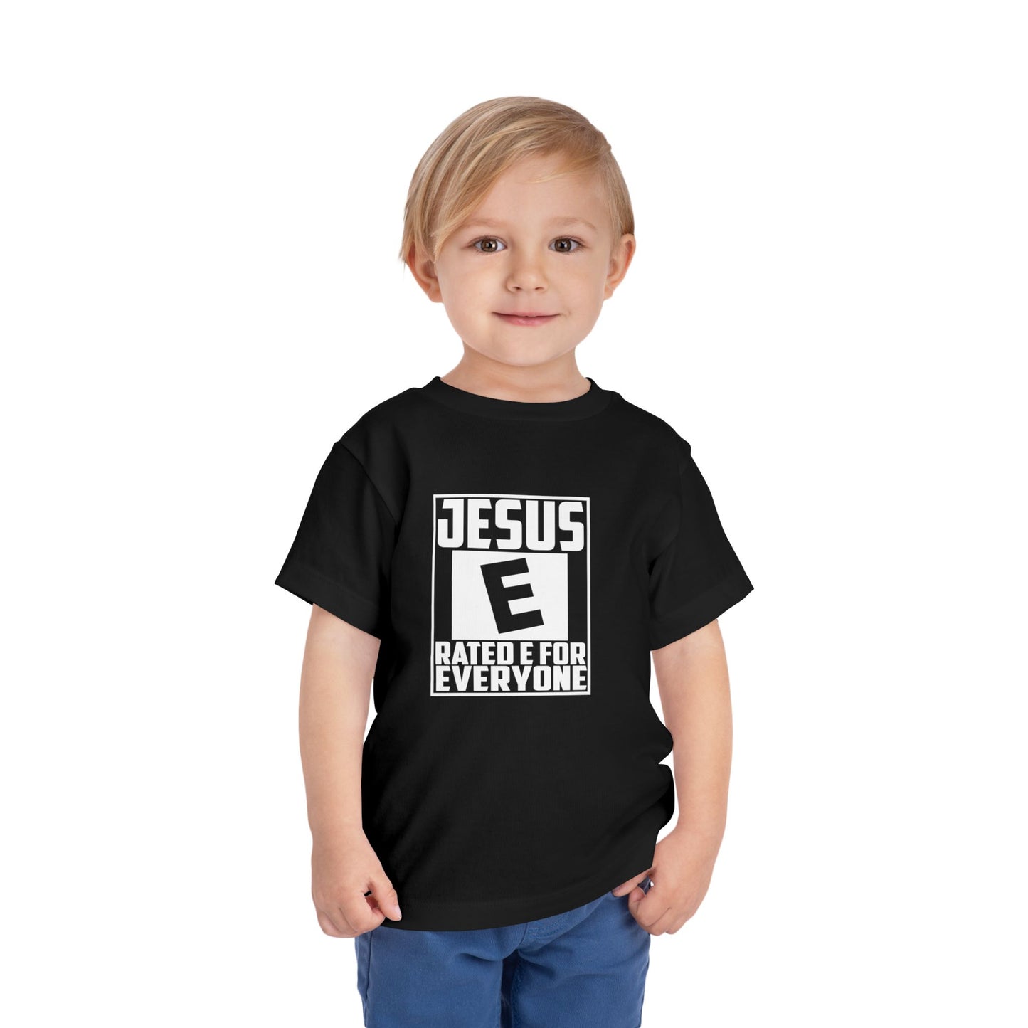 Jesus Rated E For Everyone Christian Toddler T-Shirt