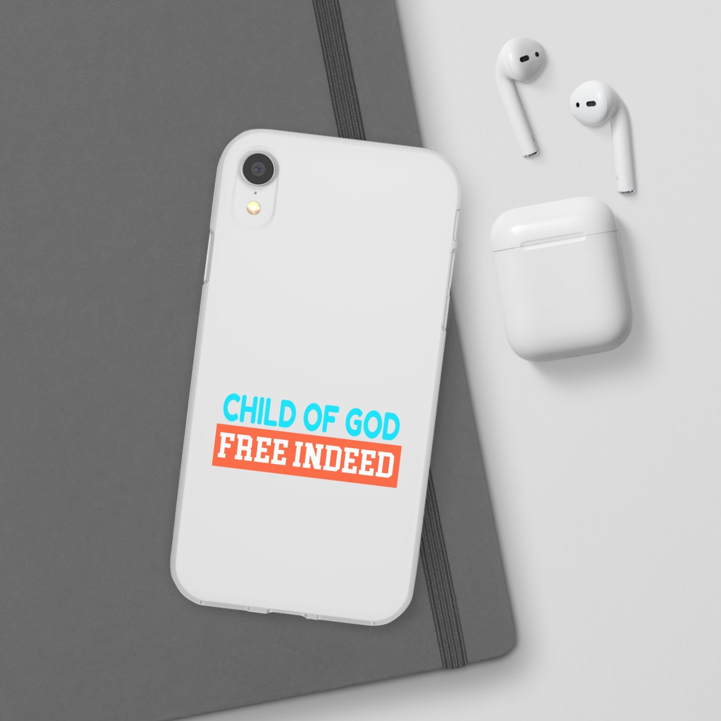 Child Of God Free Indeed Christian Flexi Phone Case Printify