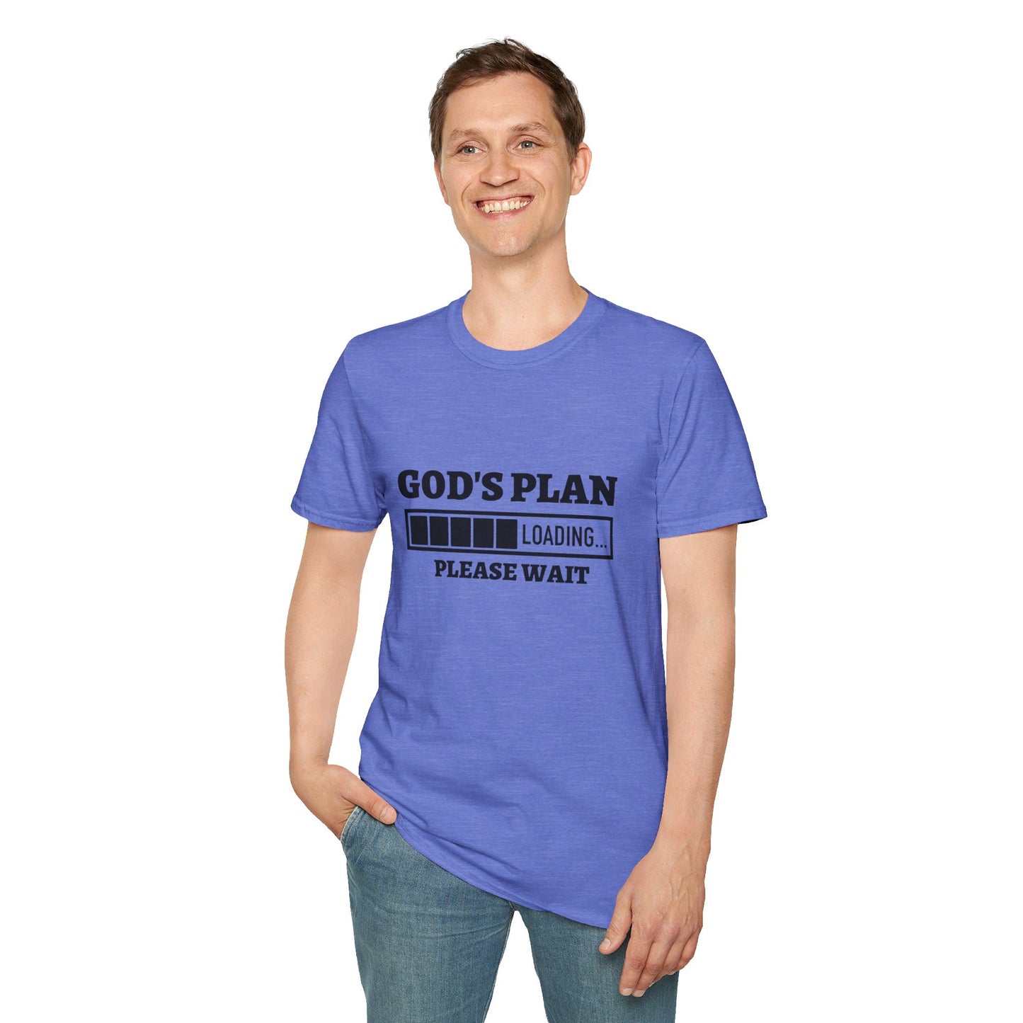 God's Plan Loading Unisex Christian T-shirt