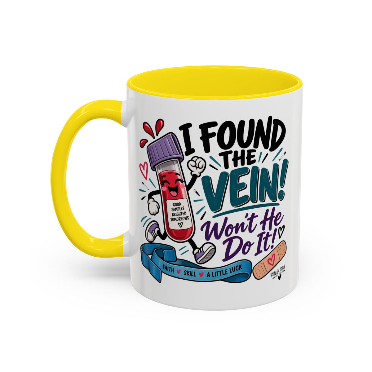 I Found the Vein! Phlebotomy Coffee Mug – Funny Nurse / Phlebotomist Gift (11/15oz)