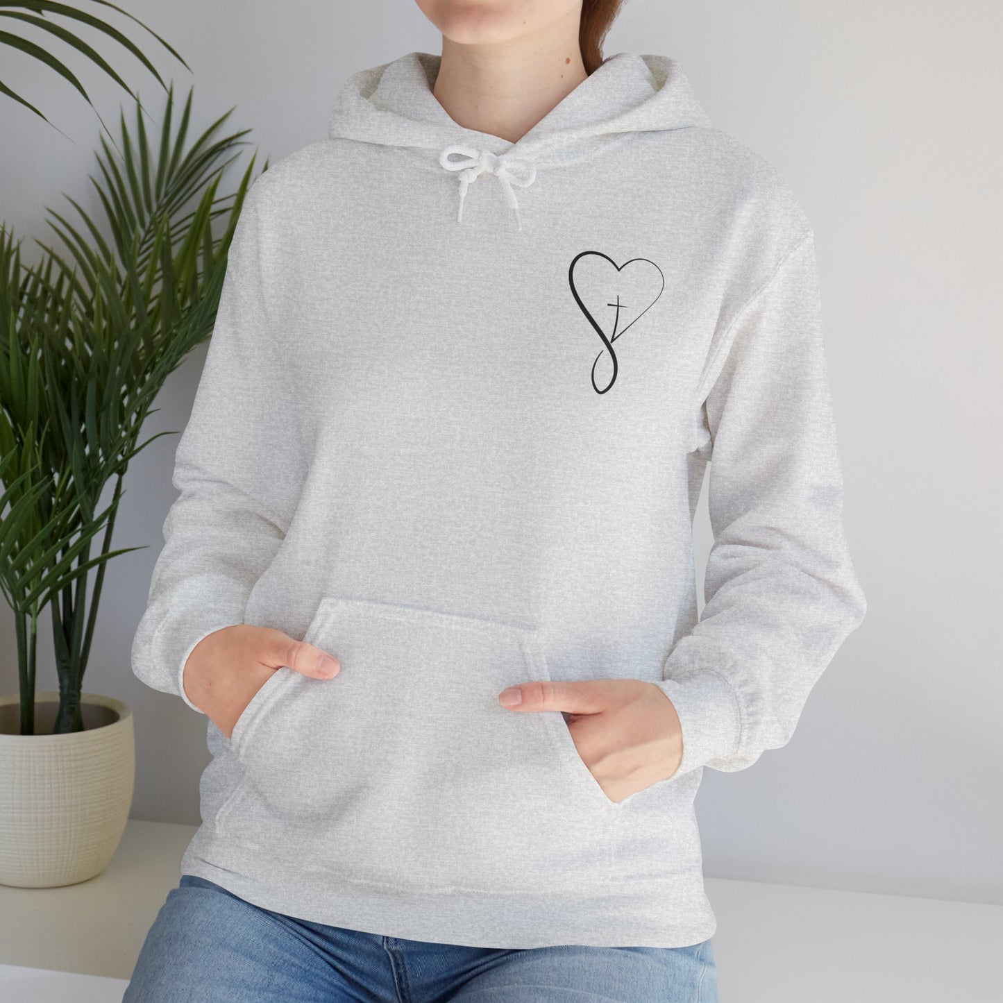 Chosen (angel wings) Women's Christian Hooded Pullover Sweatshirt