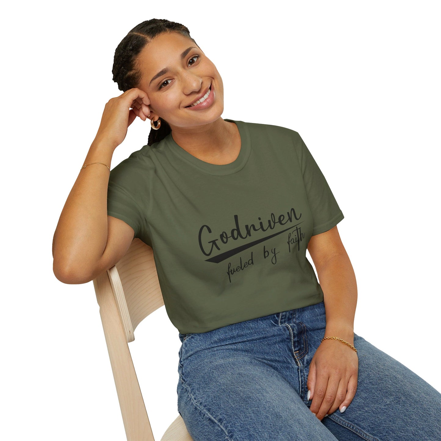 Godriven Fueled By Faith Unisex Christian T-shirt