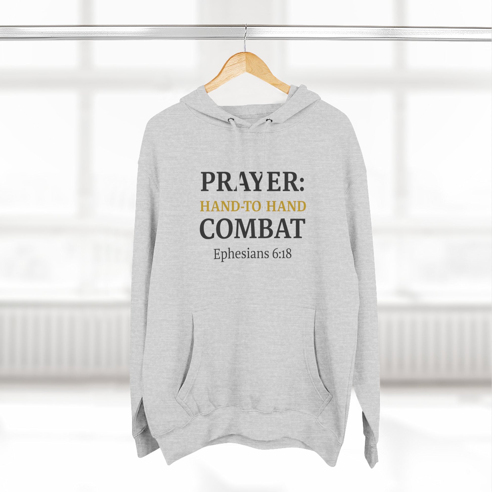 Inspirational Prayer Hoodie, Fleece Hoodie for Faith, Christian Gift, Casual Wear, Comfortable Style, Spiritual Quote Clothing - ClaimedbyGodDesigns