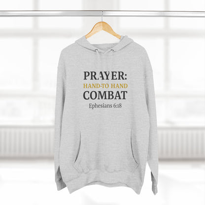 Inspirational Prayer Hoodie, Fleece Hoodie for Faith, Christian Gift, Casual Wear, Comfortable Style, Spiritual Quote Clothing - ClaimedbyGodDesigns