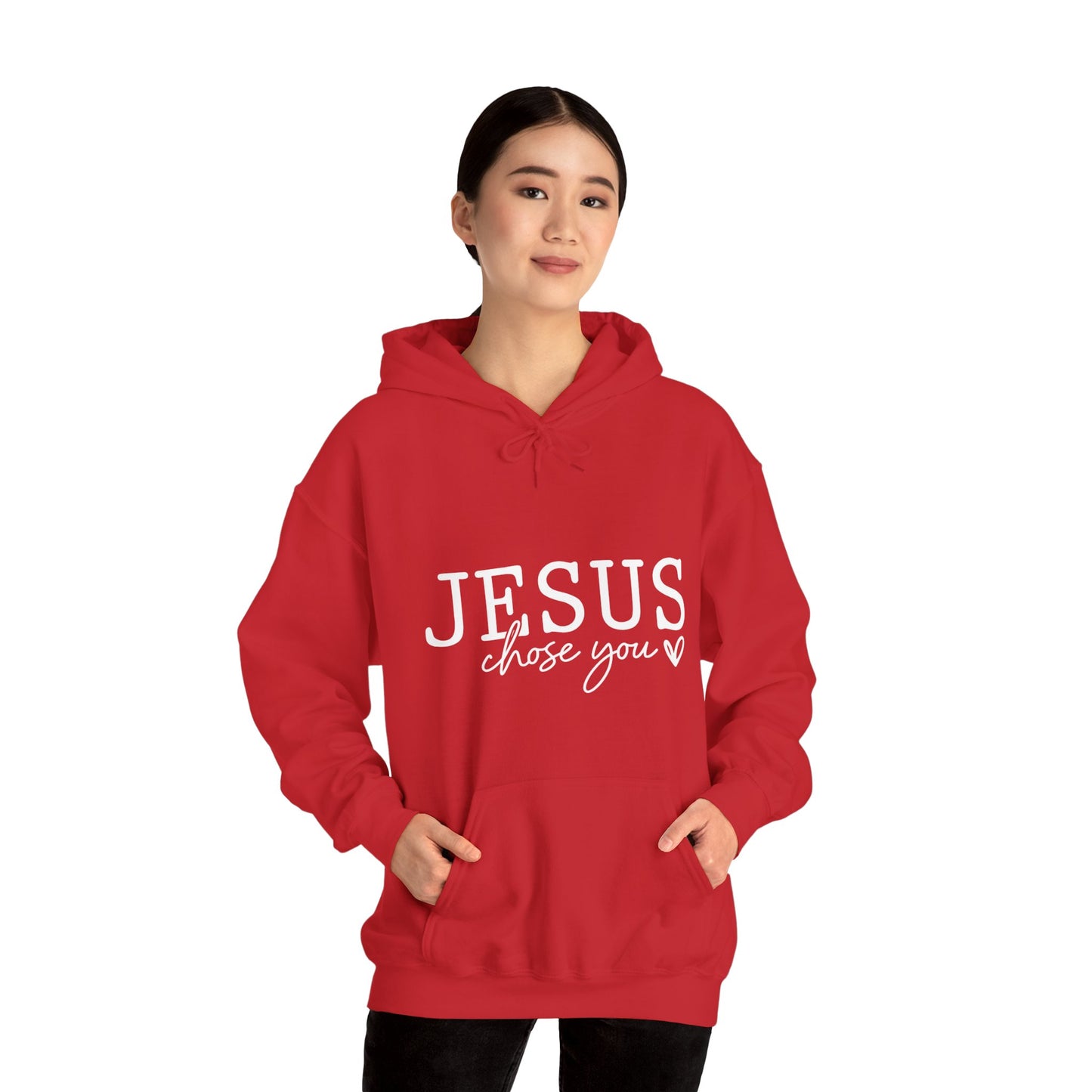 Jesus Chose You (2) Unisex Christian Pullover Hooded Sweatshirt