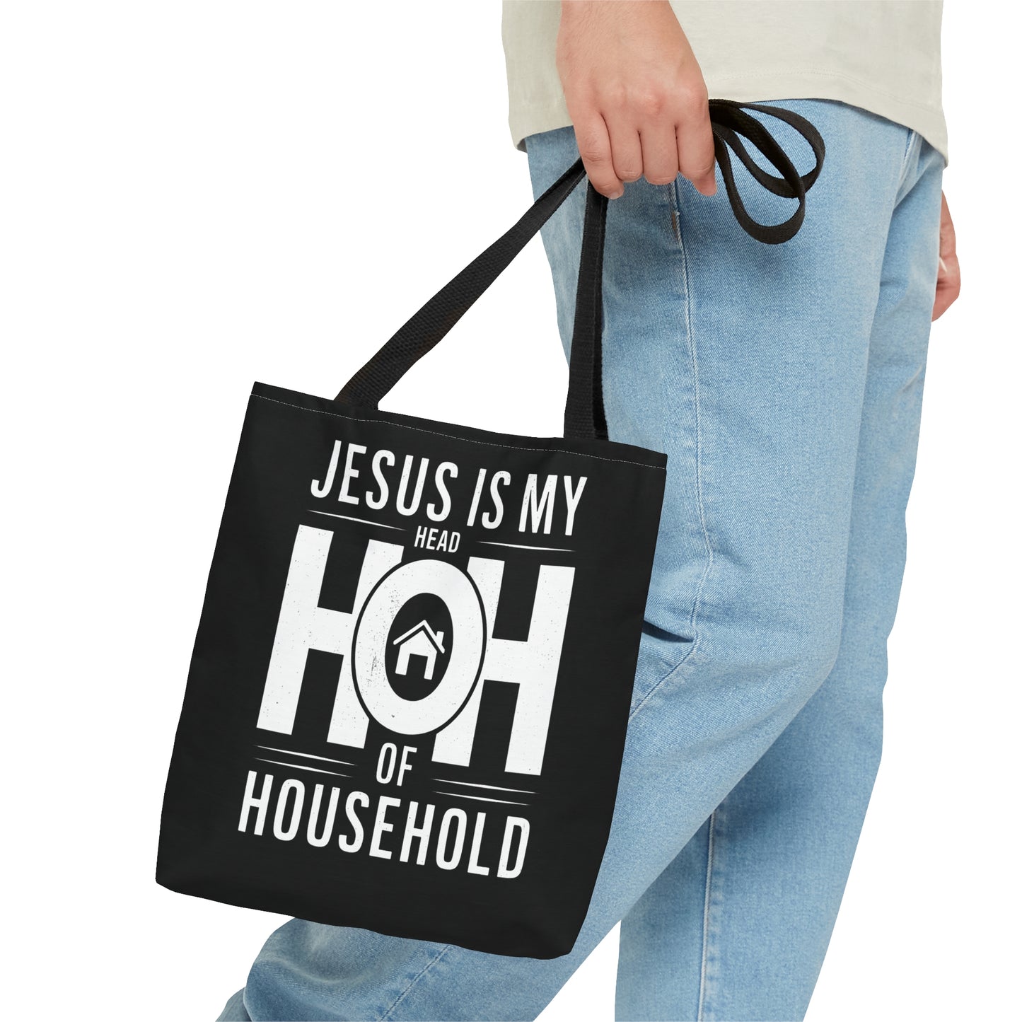 Jesus Is My Head Of Household HOH Christian Tote Bag