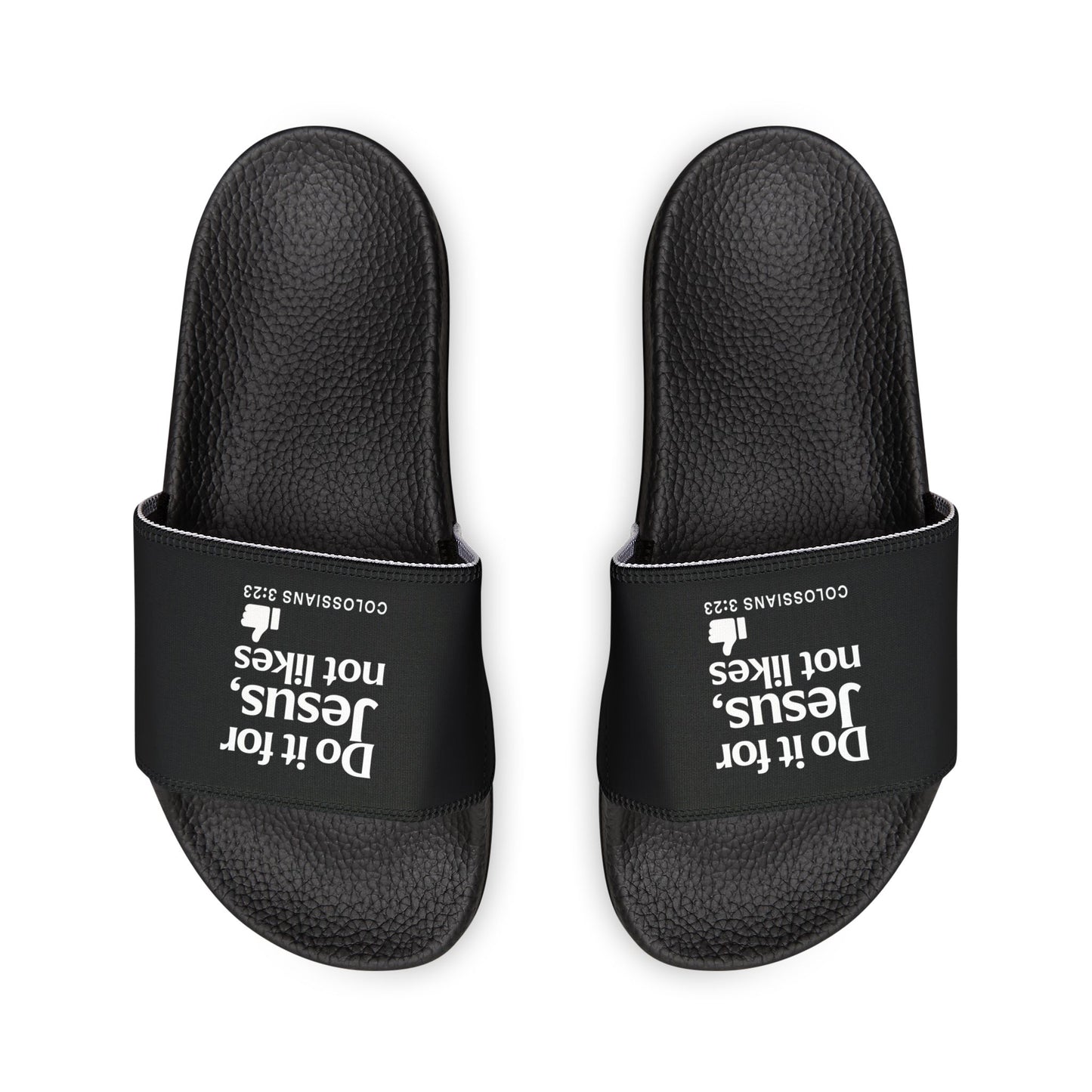 Inspirational Youth Sandals: Faith - Based Comfort for Summer, Do It for Him, Casual Footwear, Stylish Kids' Sandals, Perfect Gift for [...] - ClaimedbyGodDesigns