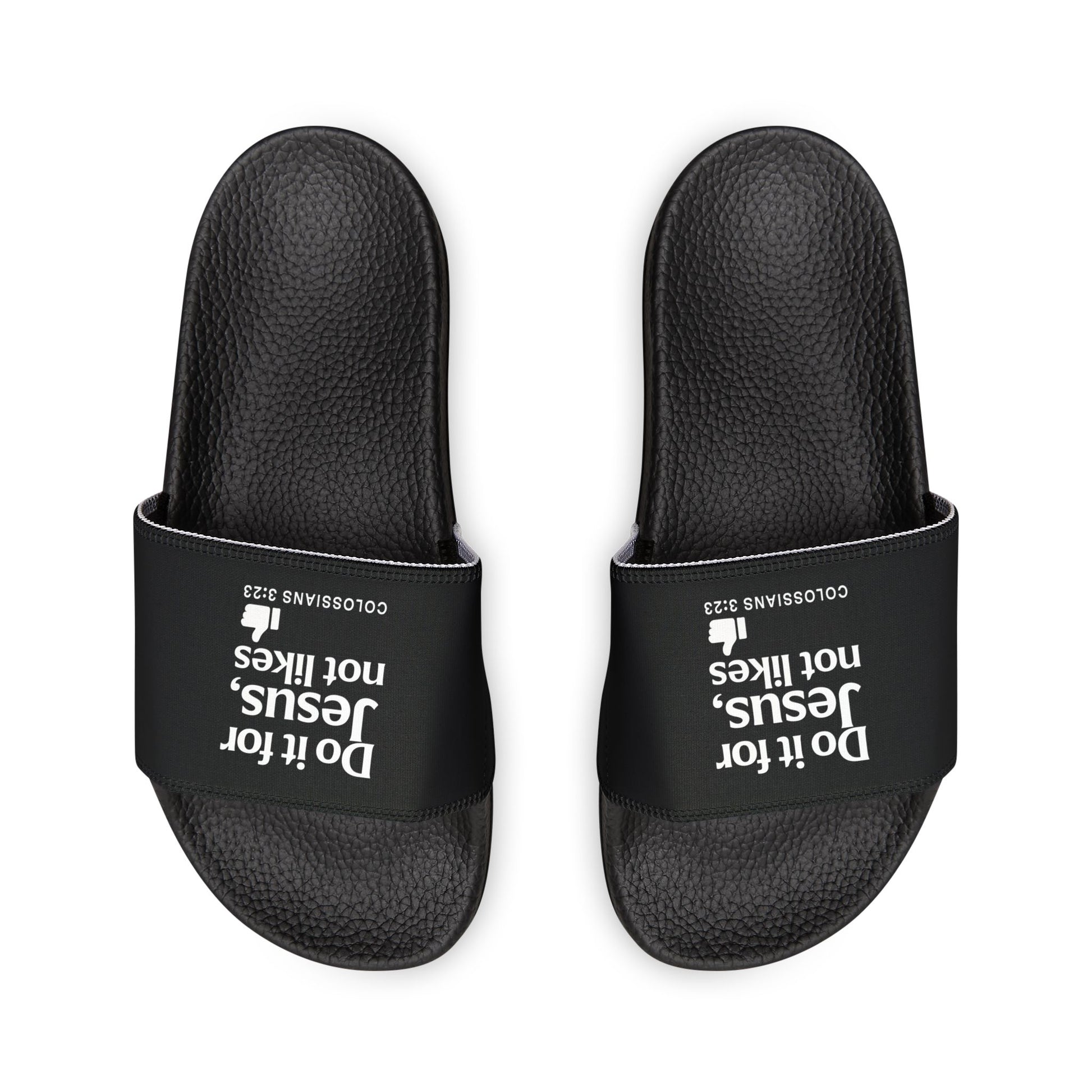 Inspirational Youth Sandals: Faith - Based Comfort for Summer, Do It for Him, Casual Footwear, Stylish Kids' Sandals, Perfect Gift for [...] - ClaimedbyGodDesigns