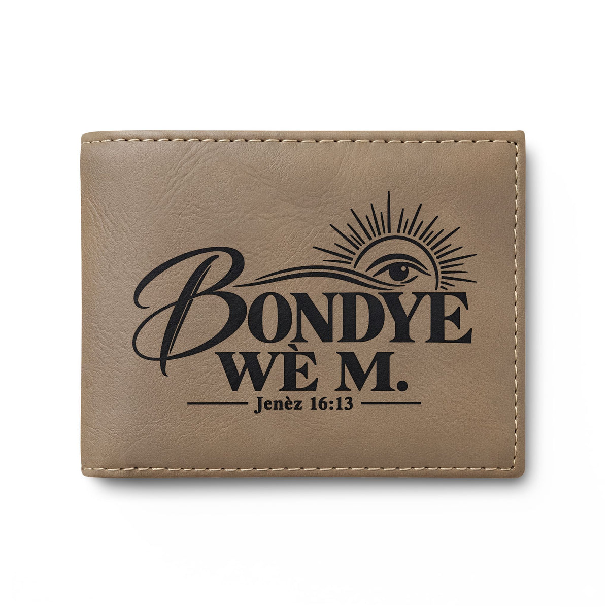 Bondye Wè M. Kreyòl Christian RFID wallet, view 5