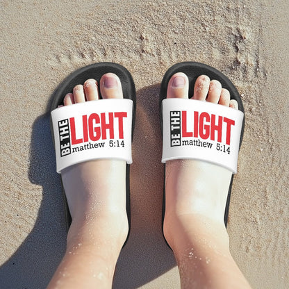Be The Light Christian Children's Sandals - ClaimedbyGodDesigns