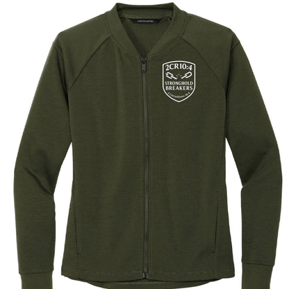 2 Corinthians 10:4 Stronghold Breakers Women’s Kingdom Code Christian Jacket - ClaimedbyGodDesigns