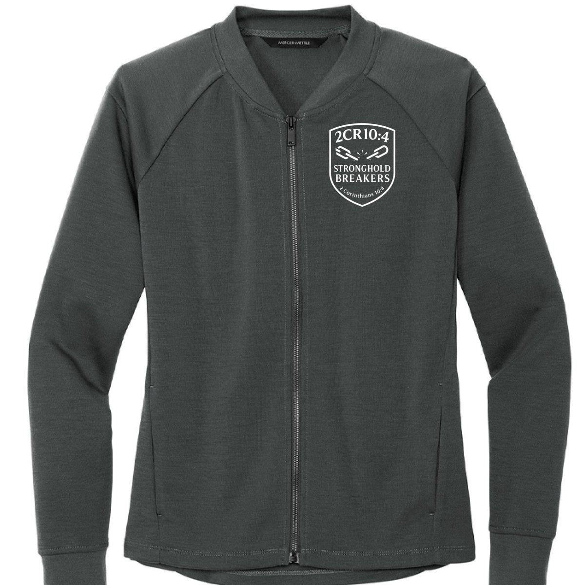 2 Corinthians 10:4 Stronghold Breakers Women’s Kingdom Code Christian Jacket - ClaimedbyGodDesigns