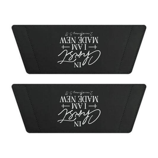 2 Corinthians 5:17 In Christ I Am Made New Women's PU Christian Slide Sandals - ClaimedbyGodDesigns