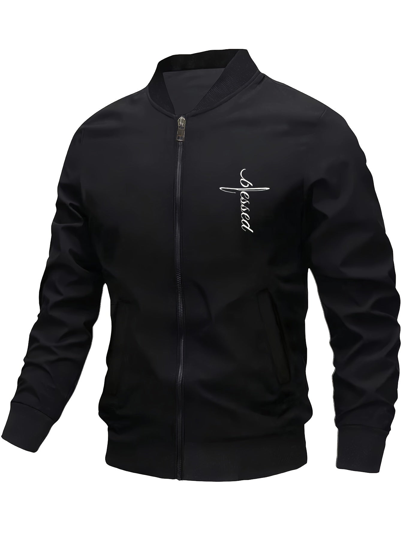 Blessed Men's Christian Jacket claimedbygoddesigns