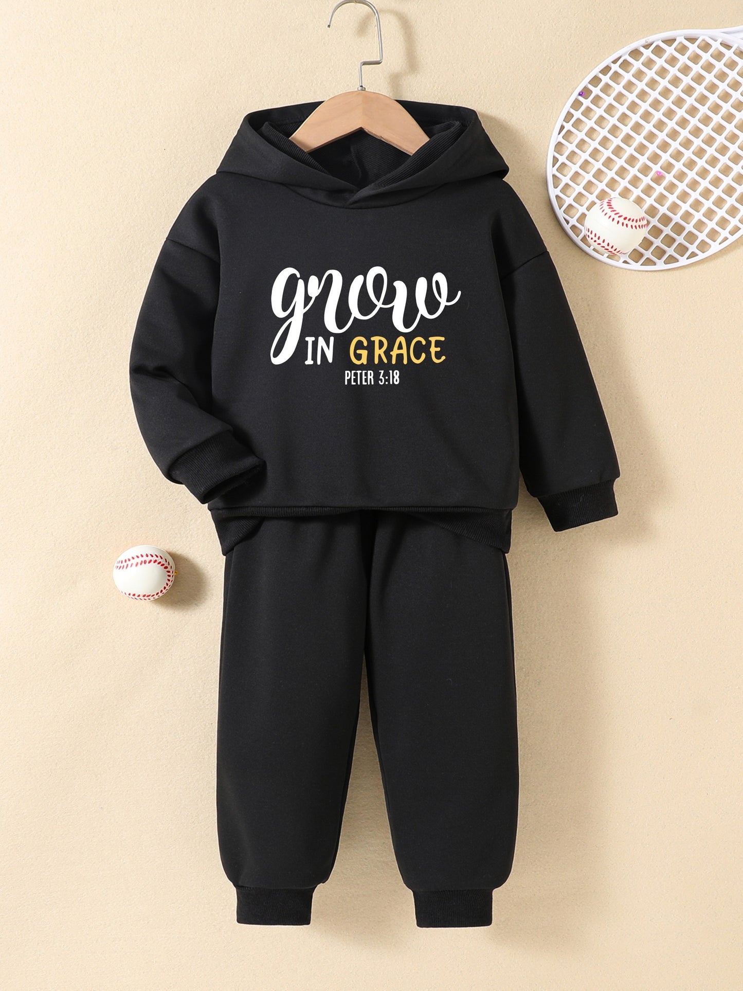 GROW IN GRACE Youth Christian Casual Outfit claimedbygoddesigns