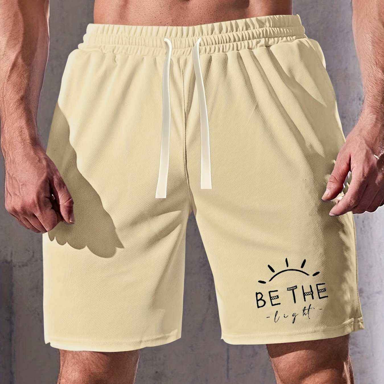 BE THE Light Men's Christian Shorts claimedbygoddesigns