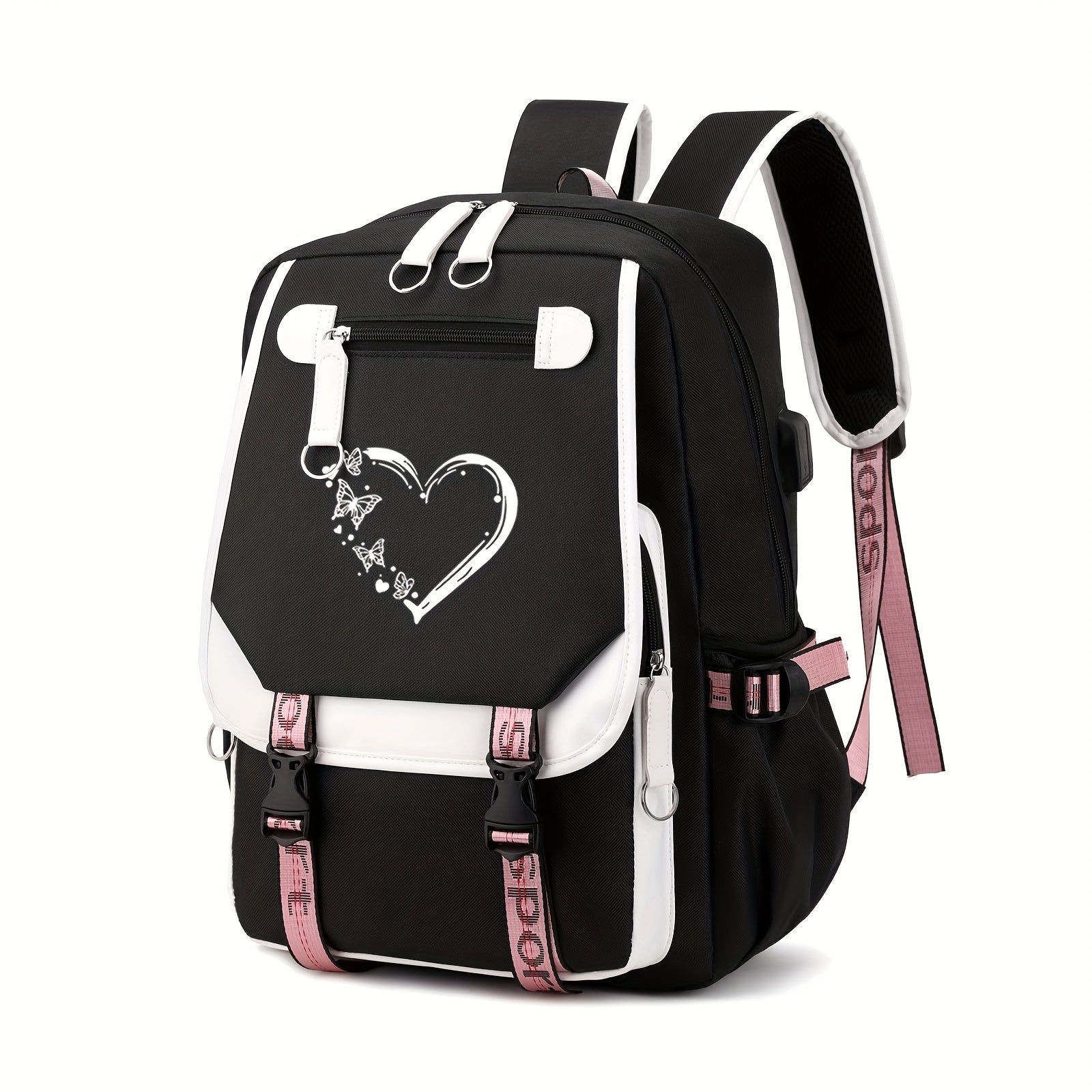 Love Heart Christian Backpack claimedbygoddesigns