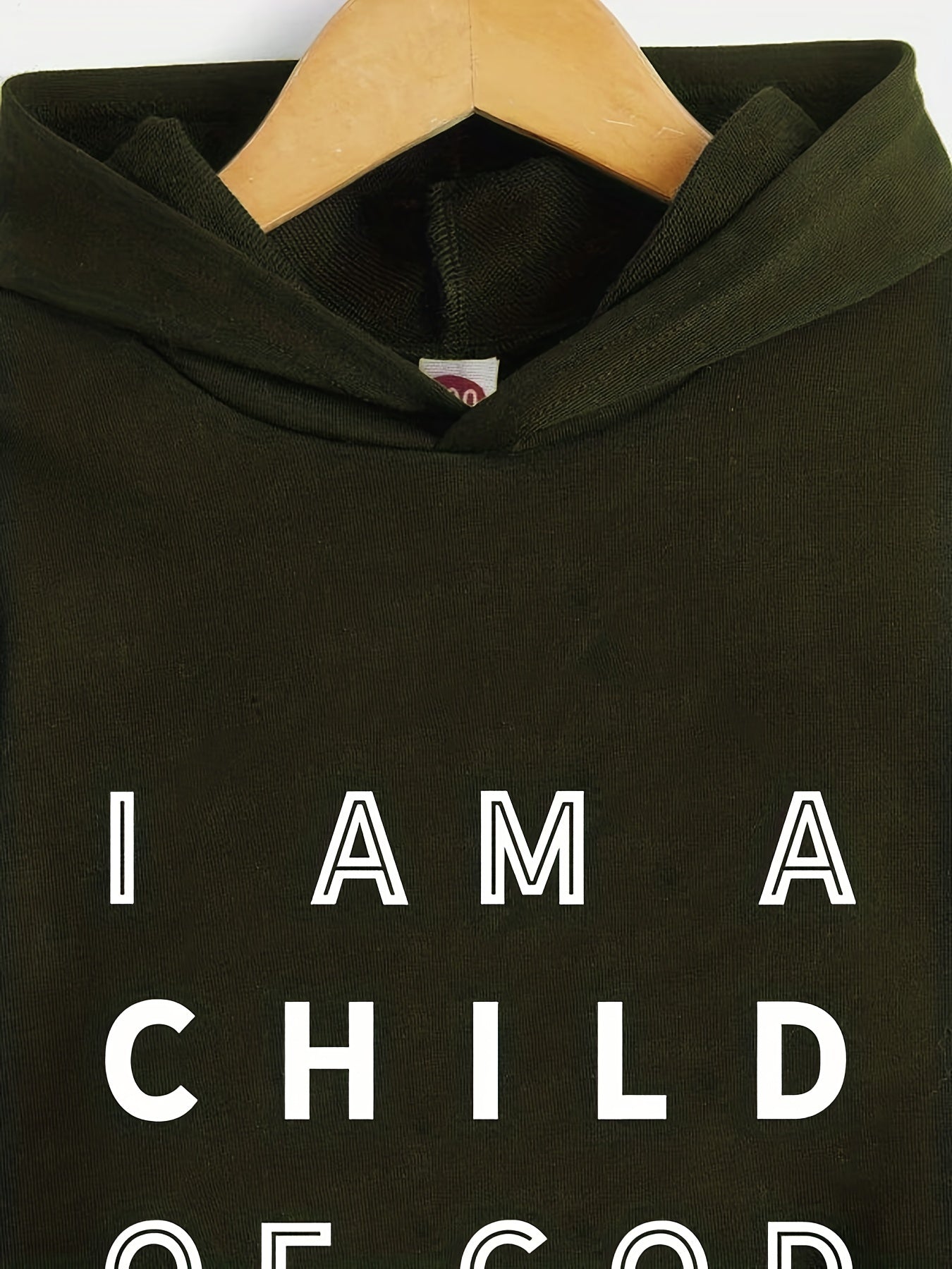 GALATIANS 3:26 I Am A Child Of God Youth Christian Pullover Hooded Sweatshirt claimedbygoddesigns