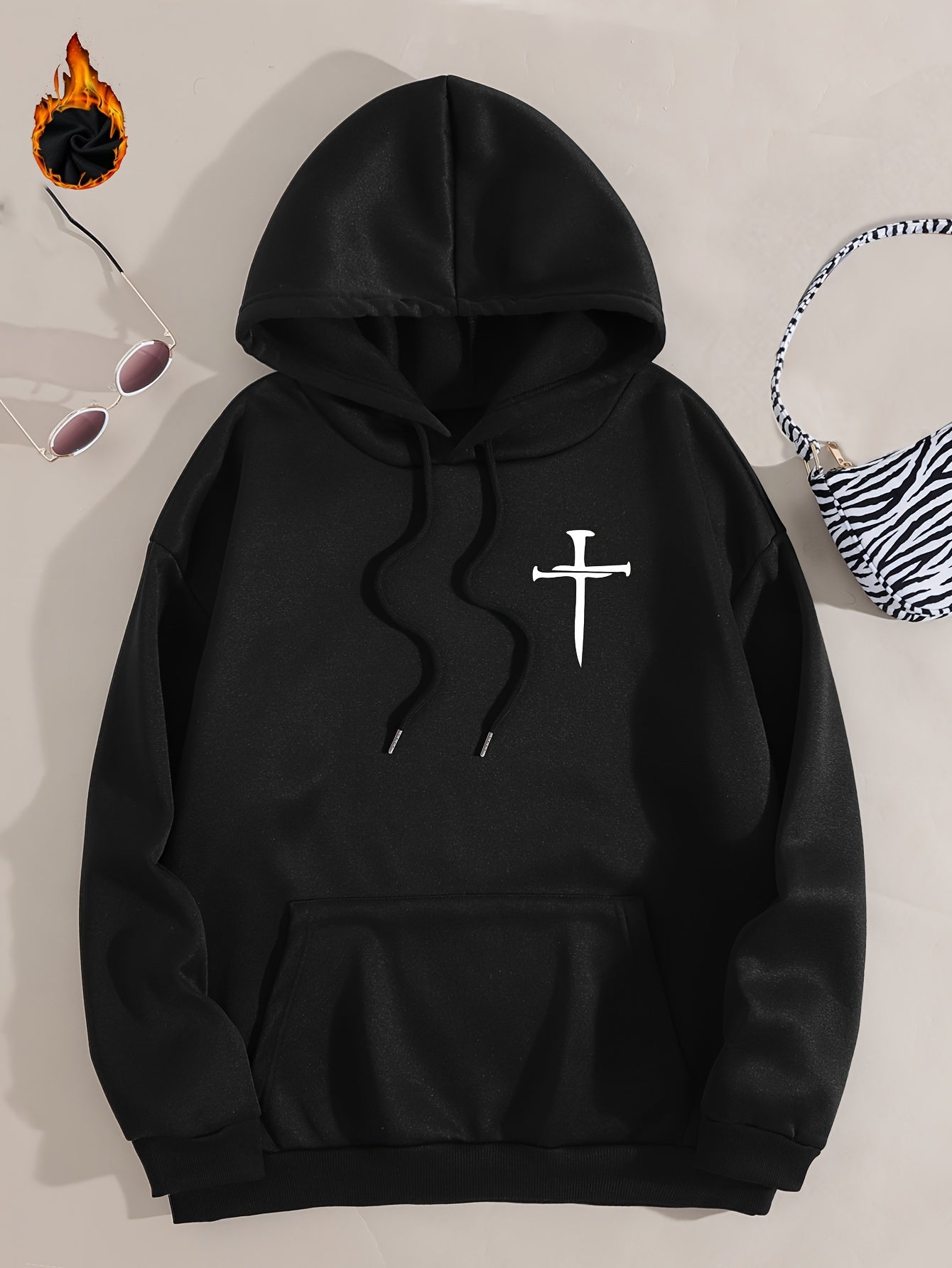 I Am A Bible Believin' Christian Woman Women's Christian Pullover Hooded Sweatshirt claimedbygoddesigns