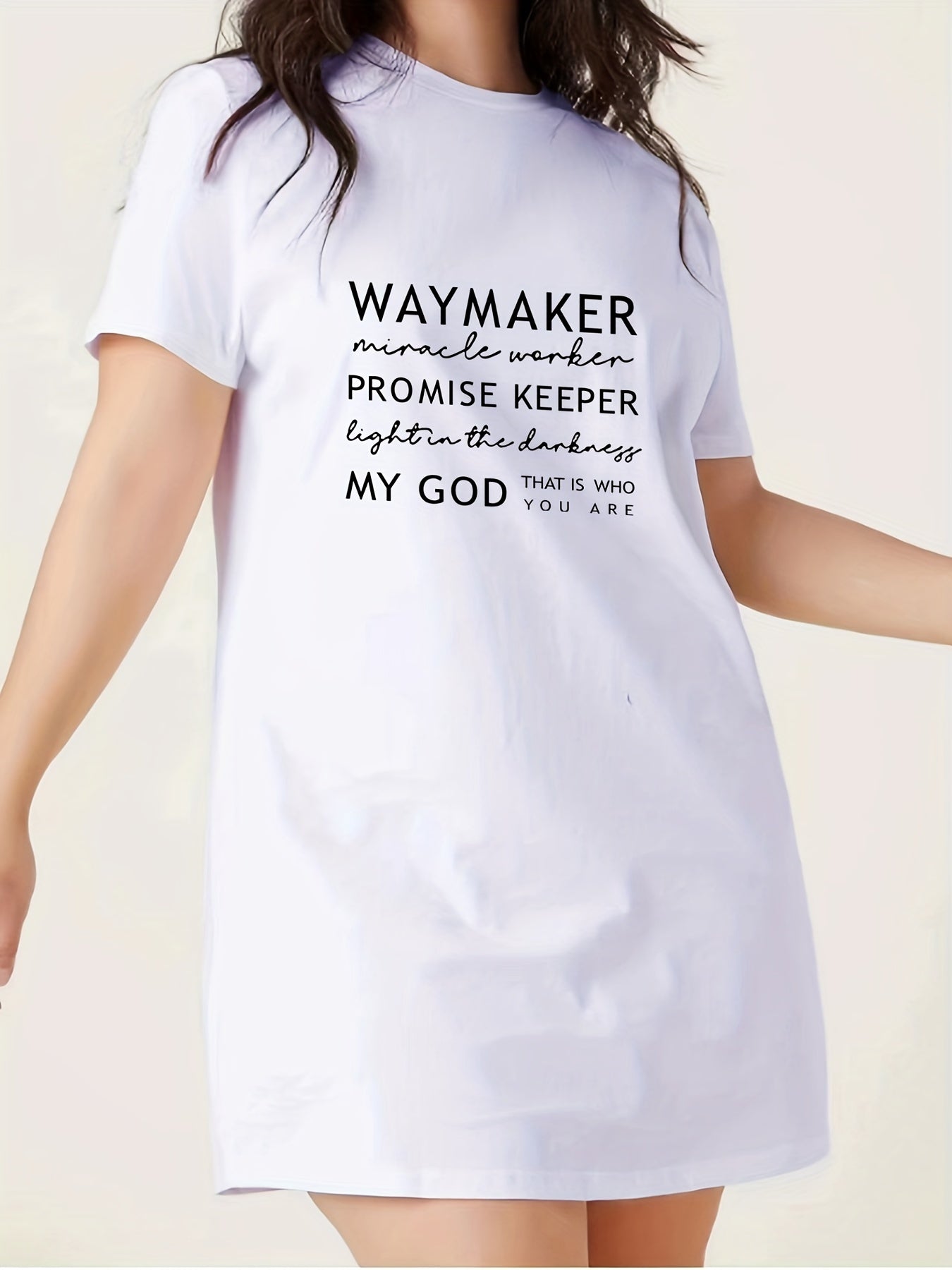 My God That Is Who You Are Plus Size Women's Christian Pajamas claimedbygoddesigns