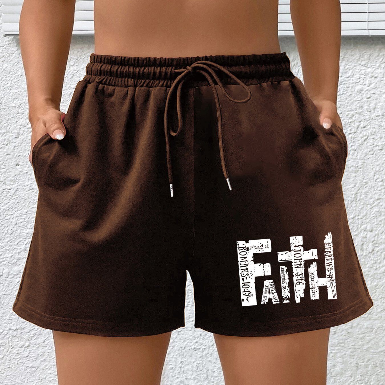 Faith Plus Size Women's Christian Shorts claimedbygoddesigns