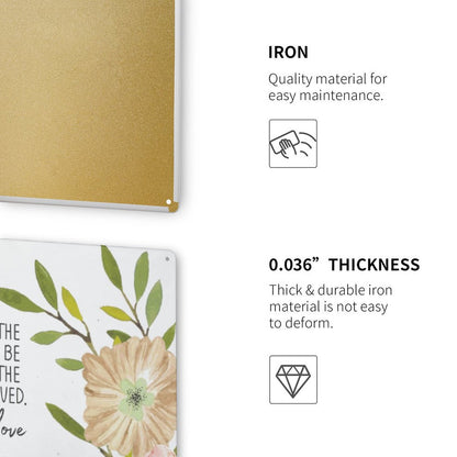 Unfailing Love Christian Metal Sign-11.8"x7.9"