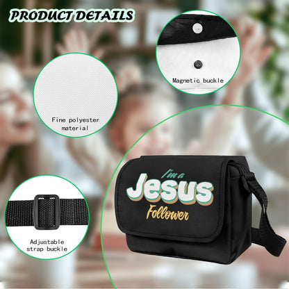 I'm A Jesus Follower Christian Kids Flap Crossbody Bag