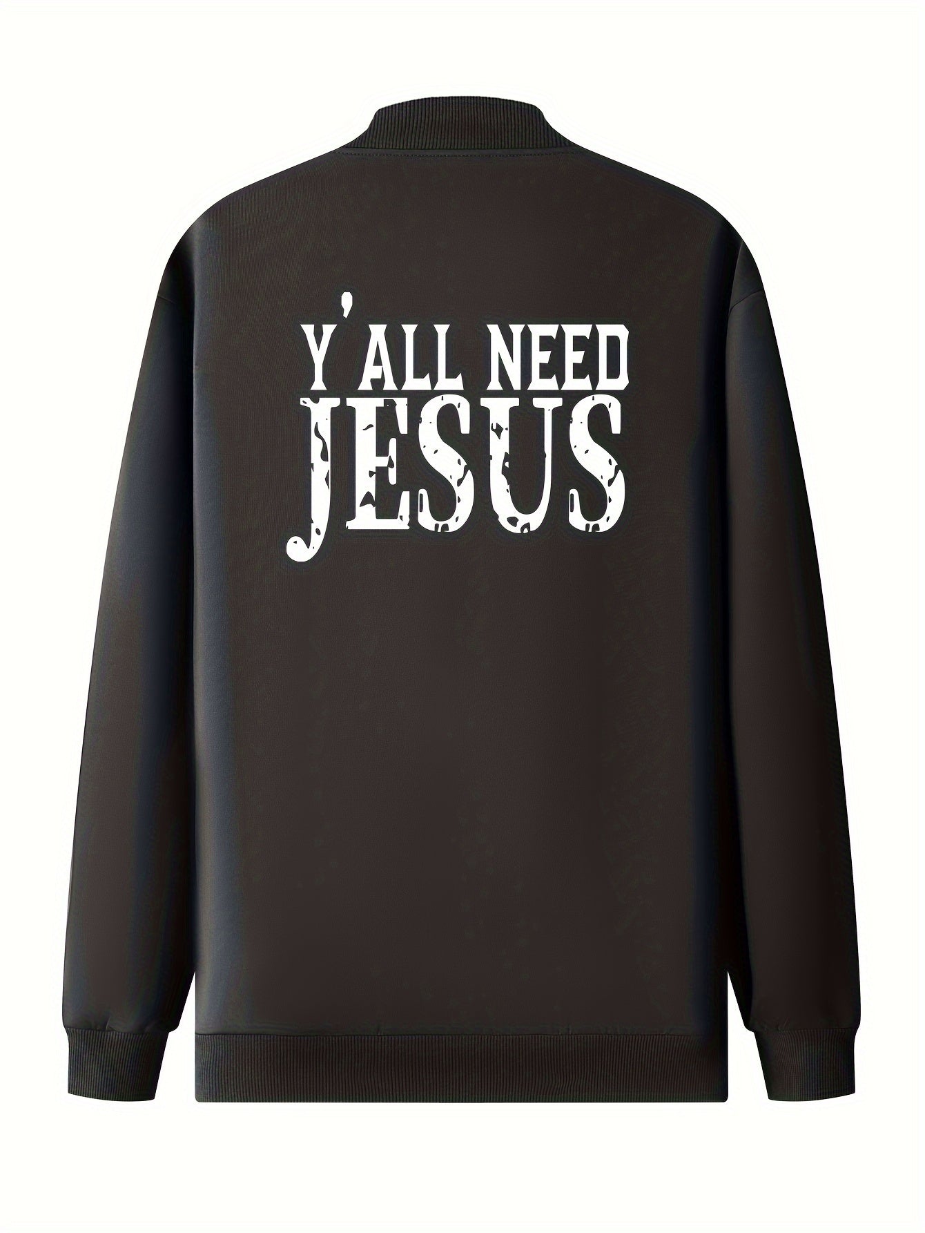 Y'ALL NEED JESUS Men's Christian Jacket claimedbygoddesigns