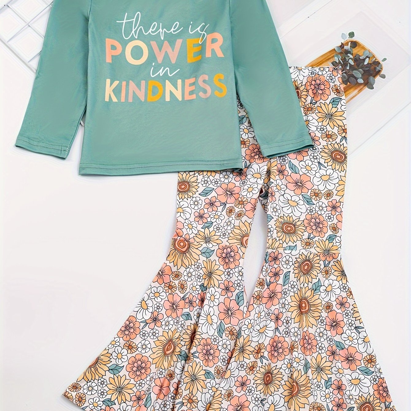 There Is Power In Kindness Youth Christian Casual Outfit claimedbygoddesigns