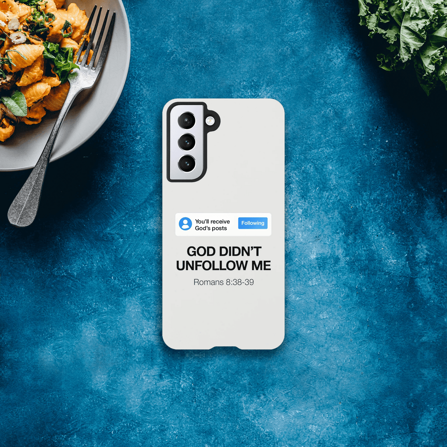 He Didn’t Unfollow Me Samsung Christian Tough Phone Case case - ClaimedbyGodDesigns