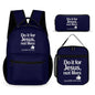 Do It For Him 3 Pcs School Backpack Set for Kids - ClaimedbyGodDesigns