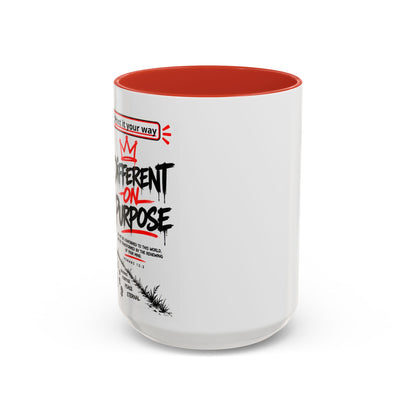 Different On Purpose Personalized Christian Coffee Mug — Called by Name Accent Mug (15oz)