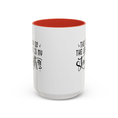 Inspirational Accent Coffee Mug - The Joy of the Lord is My Strength - Perfect for Faith Lovers