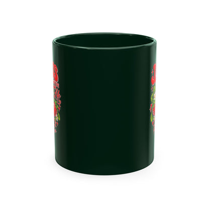 Ceramic Mug — "Jesus Sweetens My Life" Strawberry Faith Coffee Cup