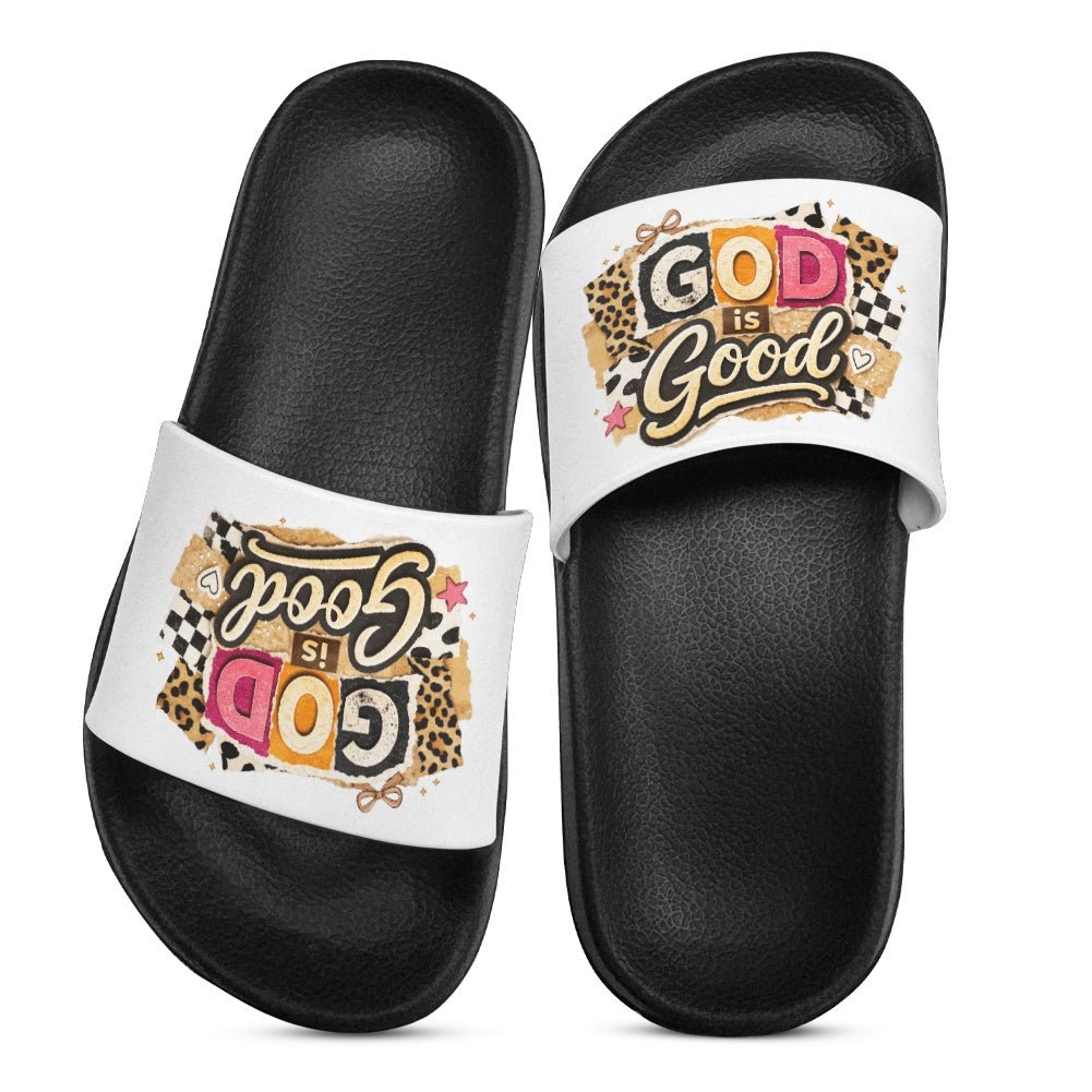 God Is Good Christian Children's Sandals - ClaimedbyGodDesigns