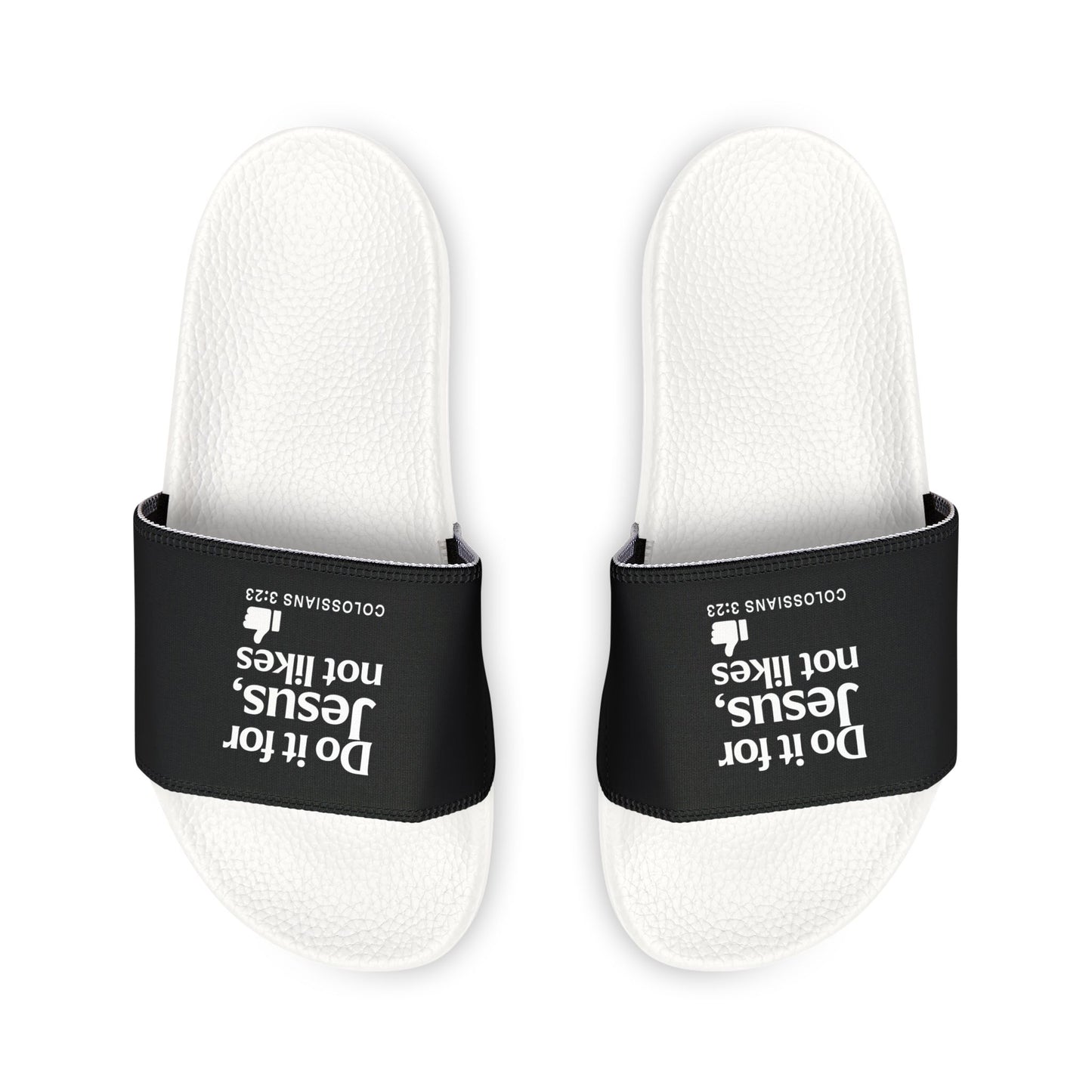 Stylish Women's Sandals with Motivational Message, Comfortable Summer Footwear, Casual Outfits, Gift for Her, Beach Essentials - ClaimedbyGodDesigns