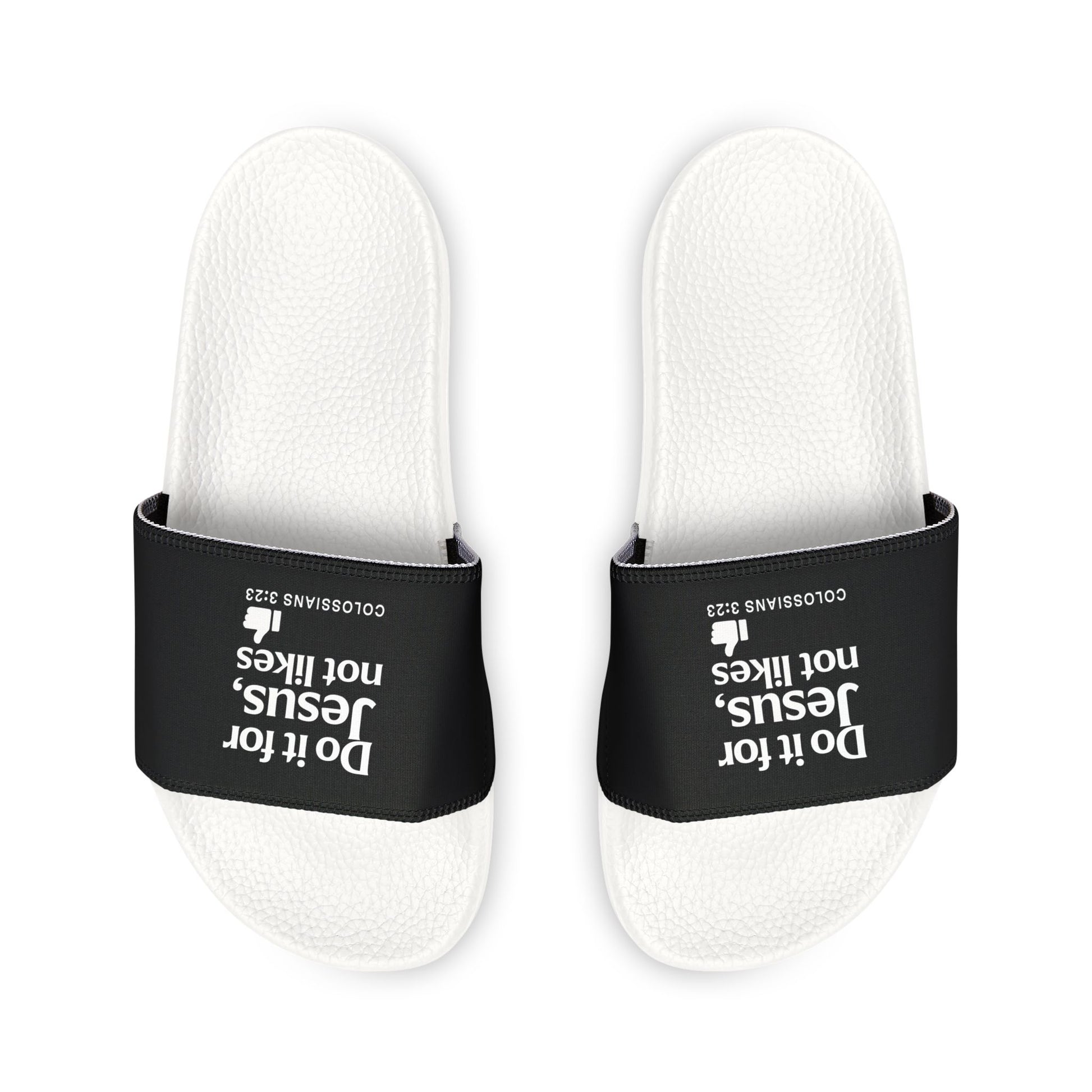 Stylish Women's Sandals with Motivational Message, Comfortable Summer Footwear, Casual Outfits, Gift for Her, Beach Essentials - ClaimedbyGodDesigns