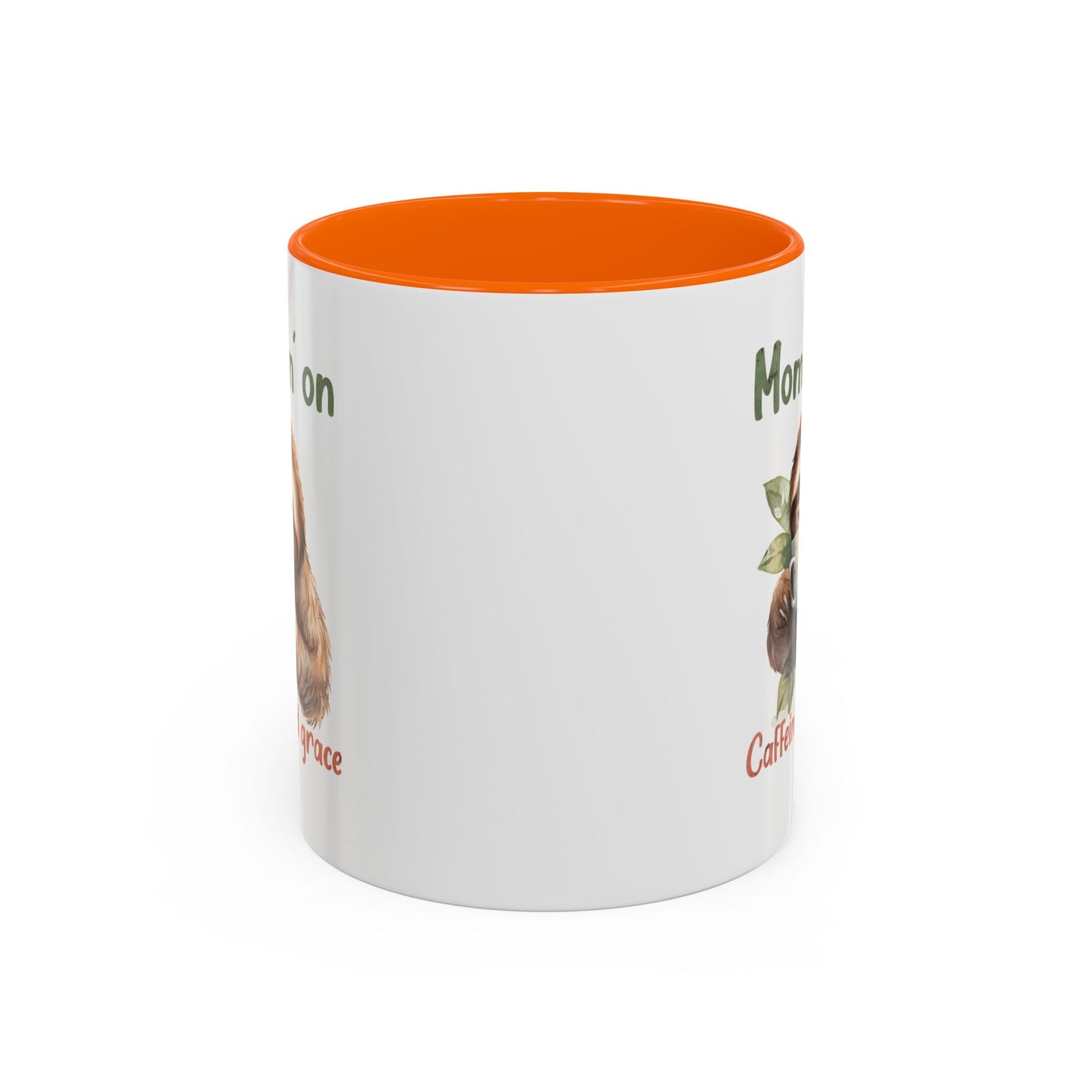 Sloth Mom Coffee Accent Mug - 'Mommin' on Caffeine and Grace' - Cute Gift for Christian Moms