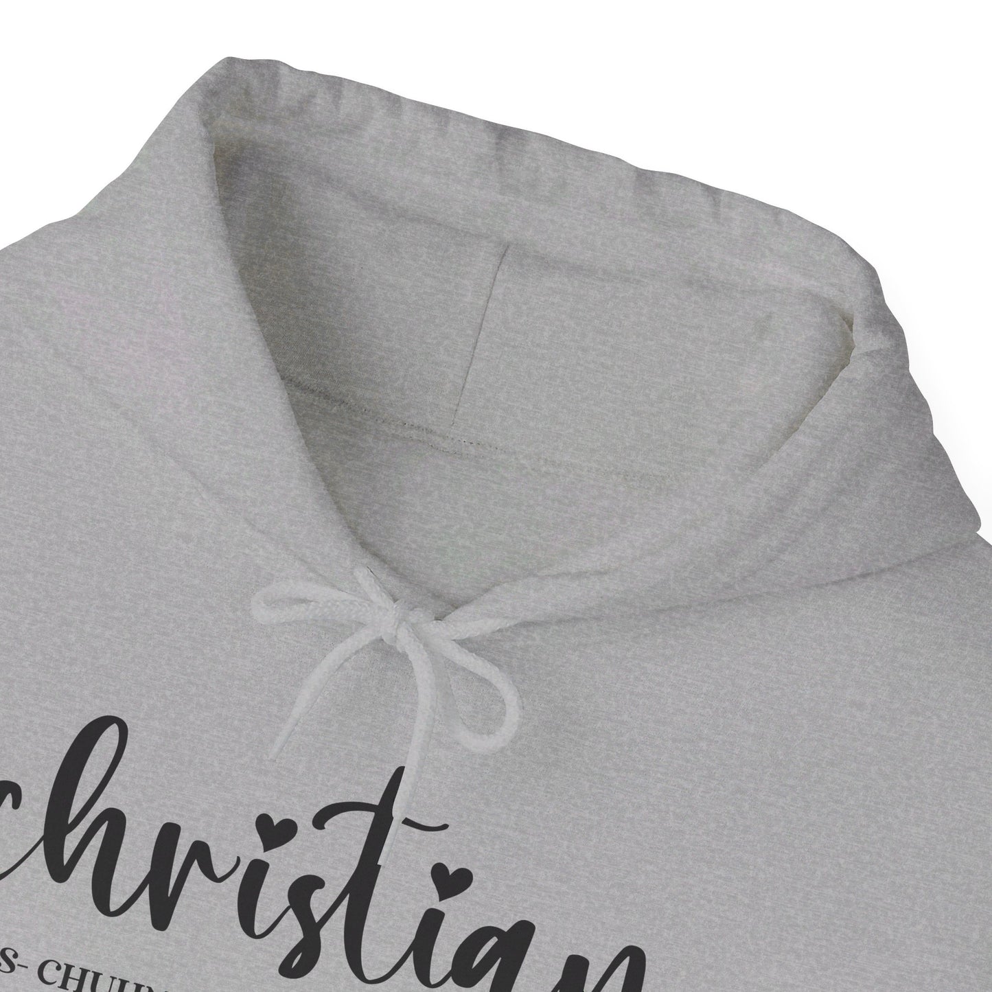 I Am A Christian Follower Of Christ  Unisex Christian Pullover Hooded Sweatshirt