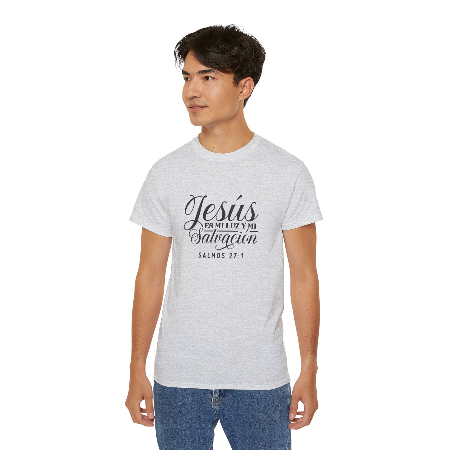 JESUS ES MI LUZ Y MI SALVACION Christian Spanish Unisex T-shirt Printify