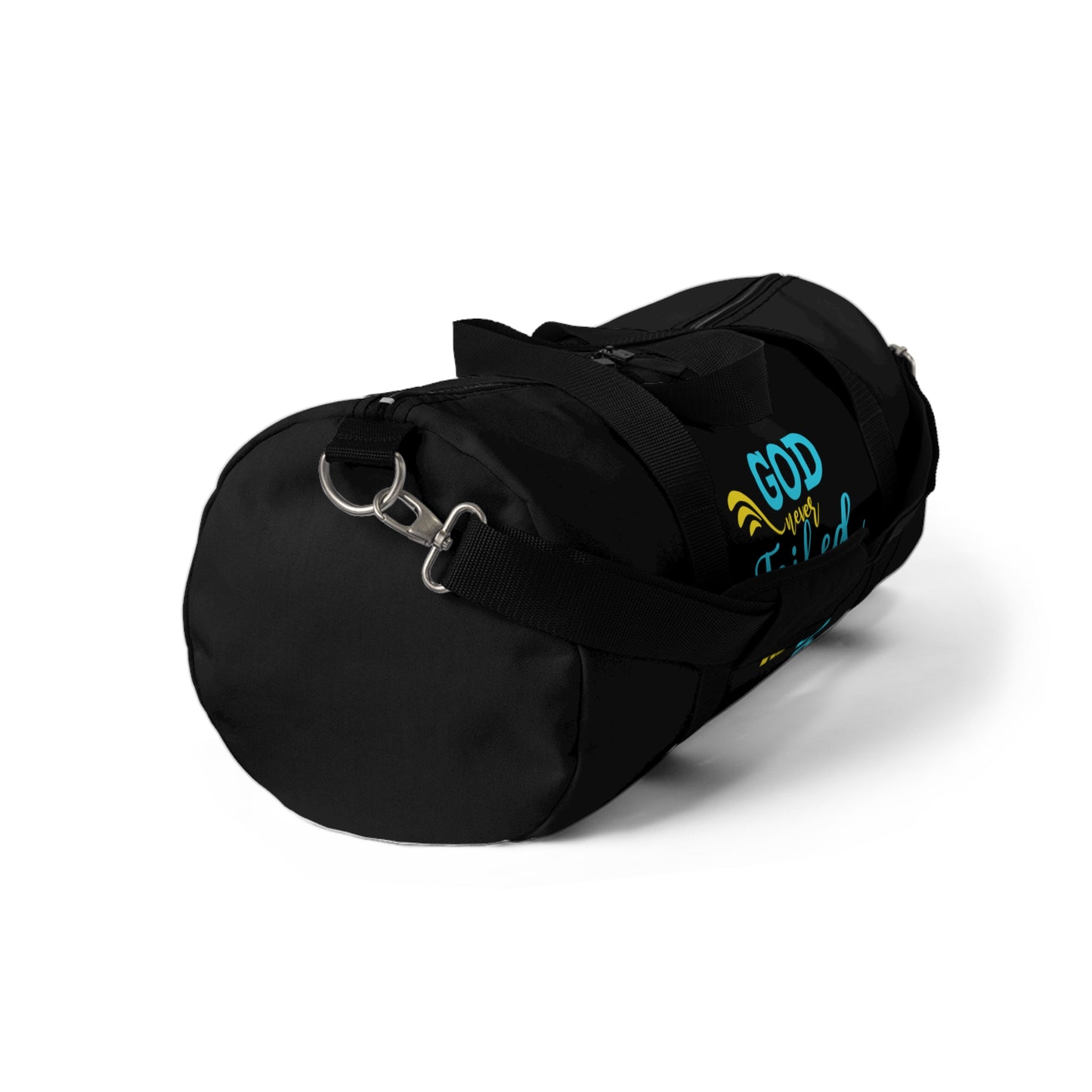 God Never Failed Me Yet Christian Duffel Bag Printify