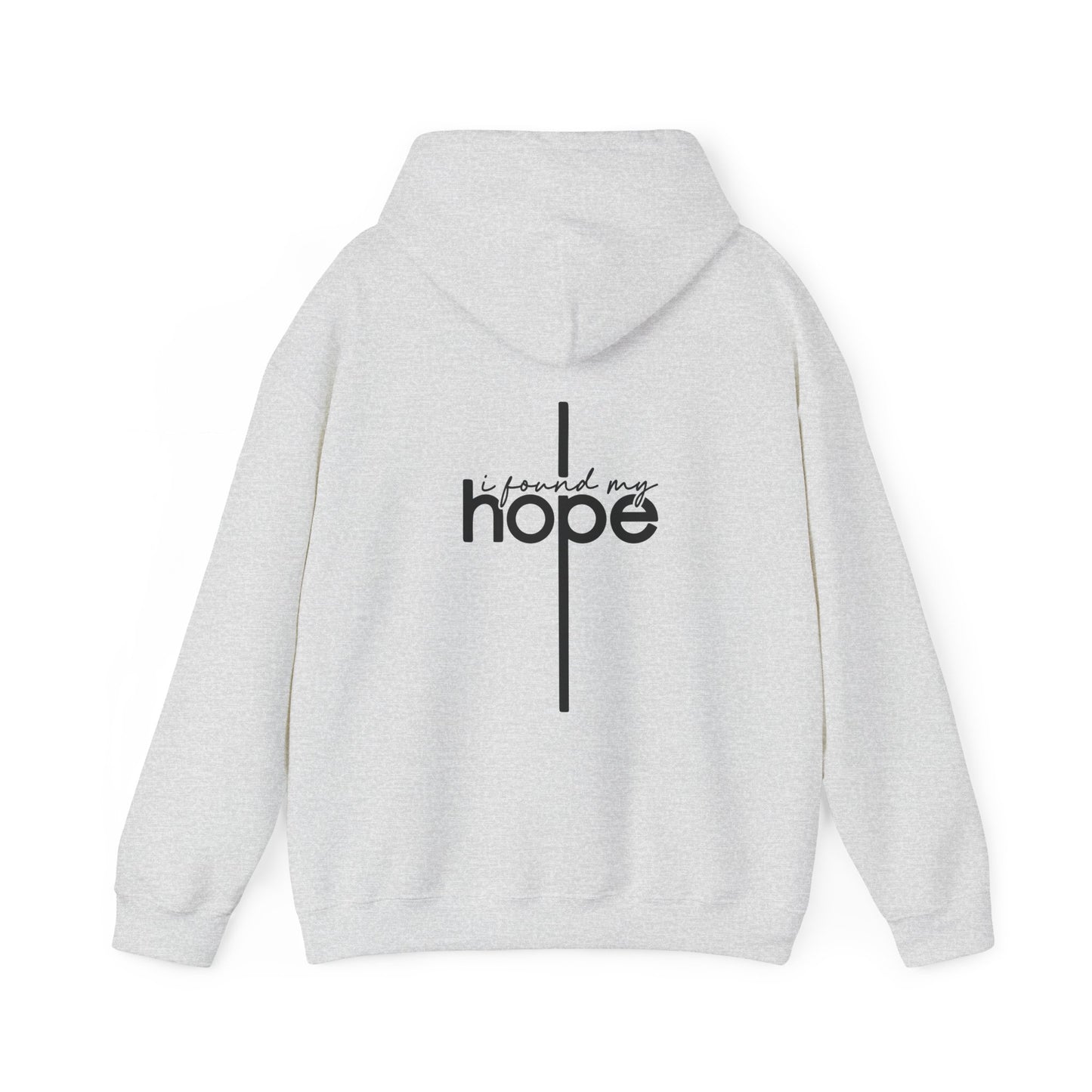 Jesus I Found My Hope  Unisex Christian Hooded Pullover Sweatshirt