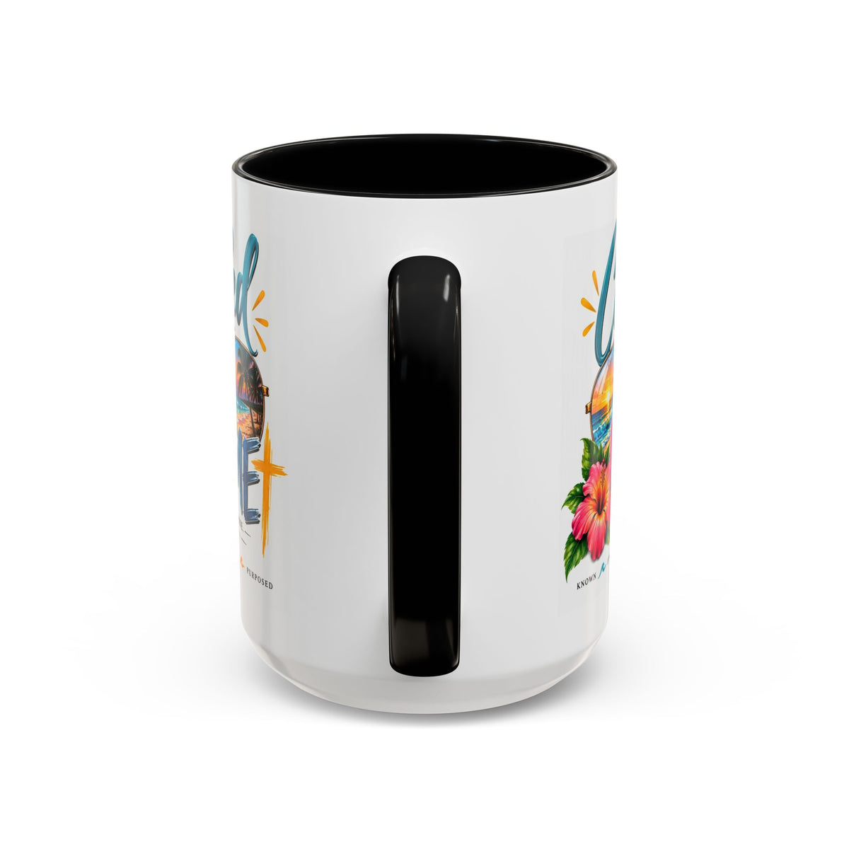 Called By Name Coffee Mug — Christian Inspirational Beach Design (11/15 oz)