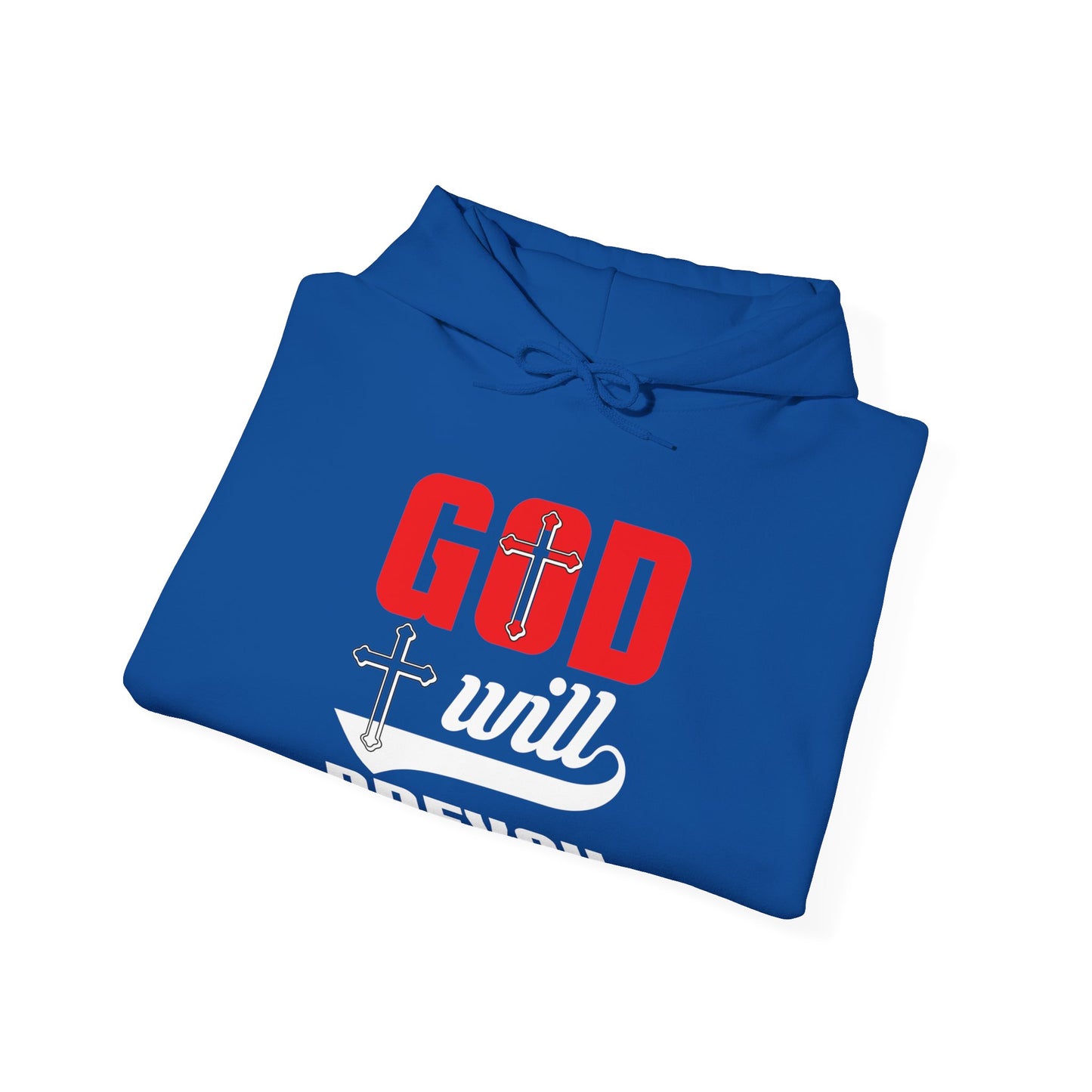 God Will Prevail Unisex Christian Hooded Pullover Sweatshirt