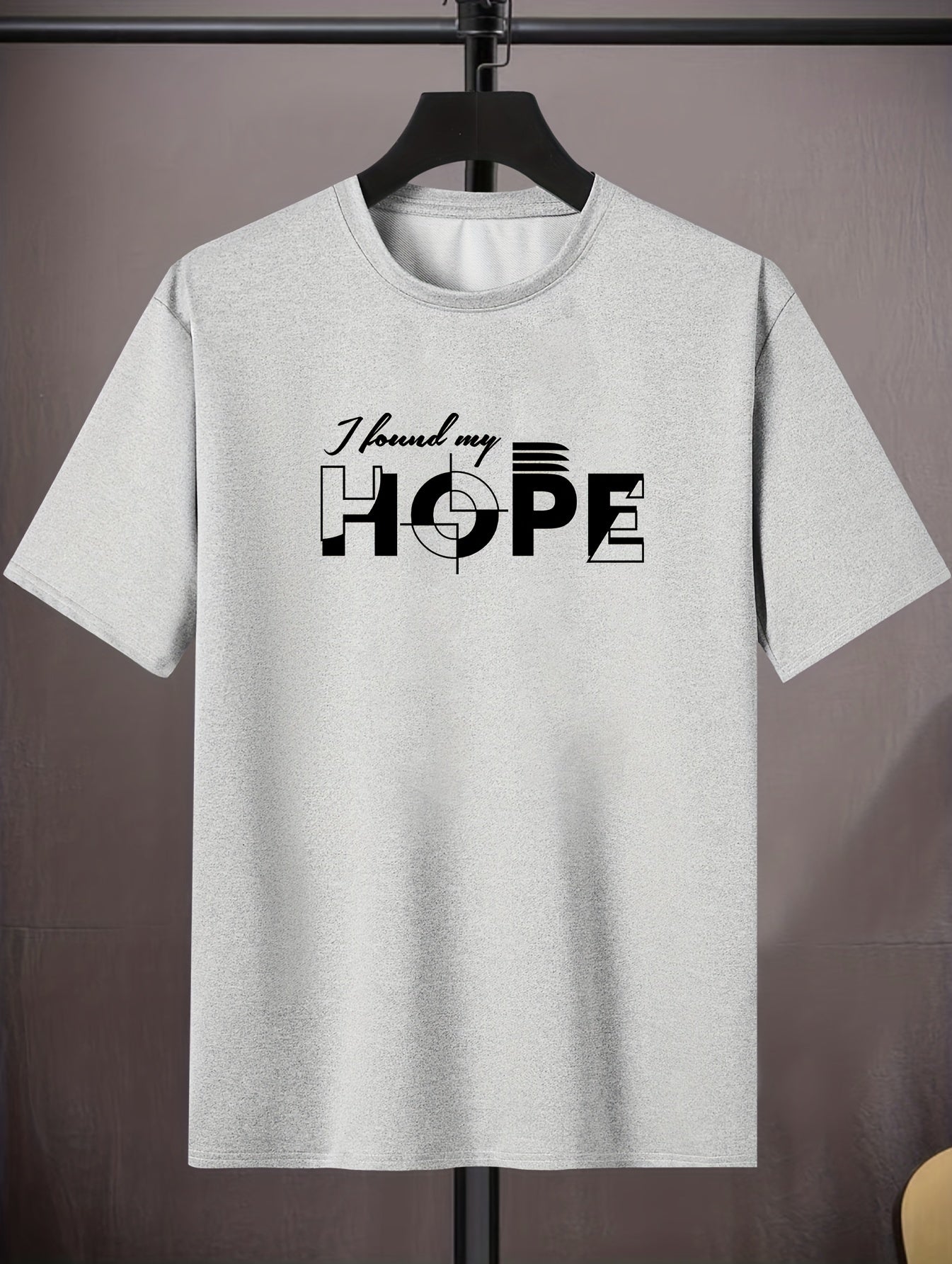 I Found My Hope Men's Christian T-shirt claimedbygoddesigns