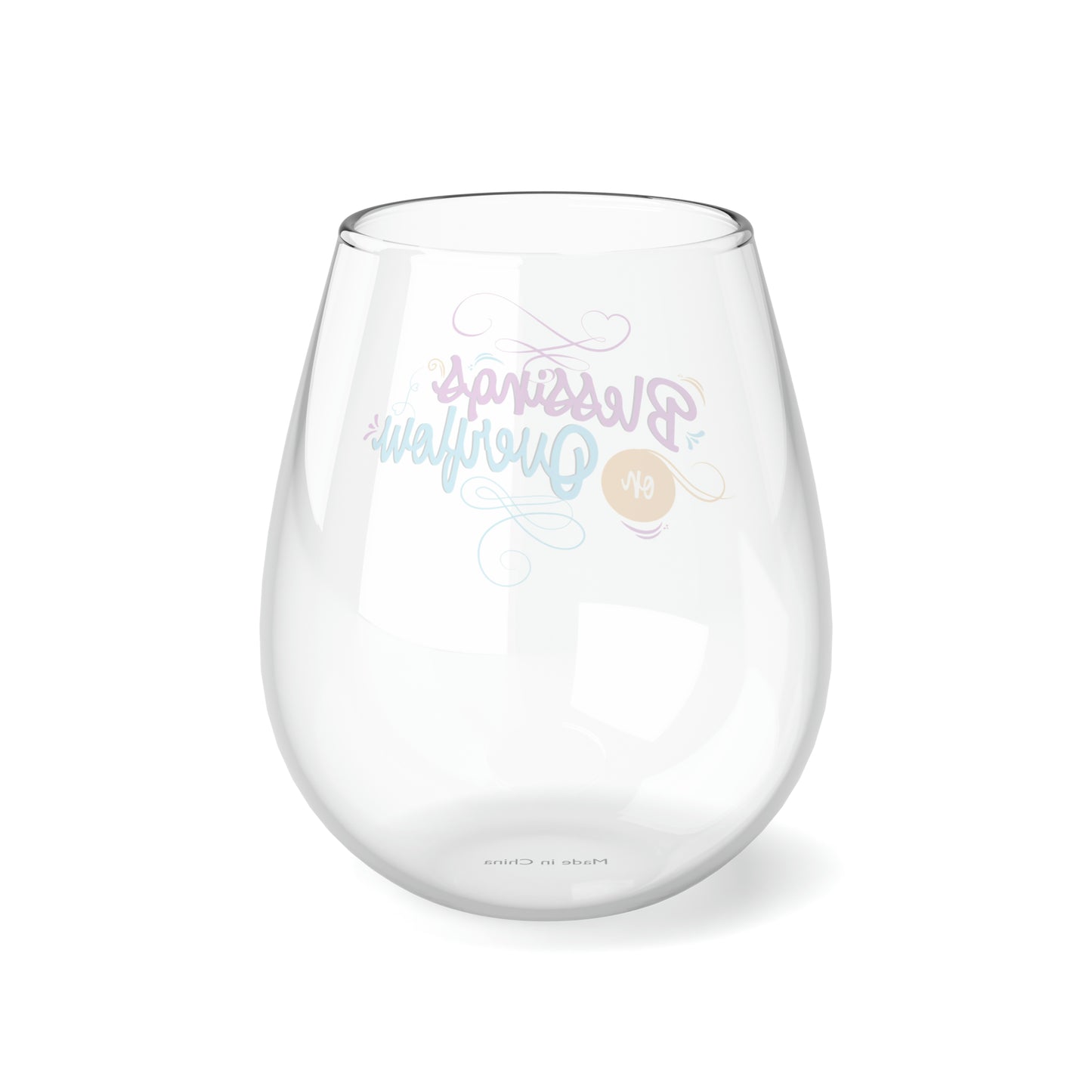 Blessings On Overflow Stemless Wine Glass, 11.75oz