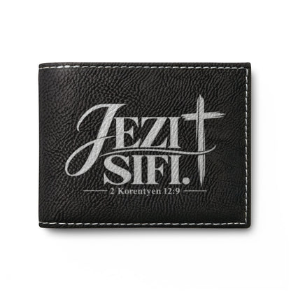 Jezi Sifi. Kreyòl Christian RFID wallet, view 4