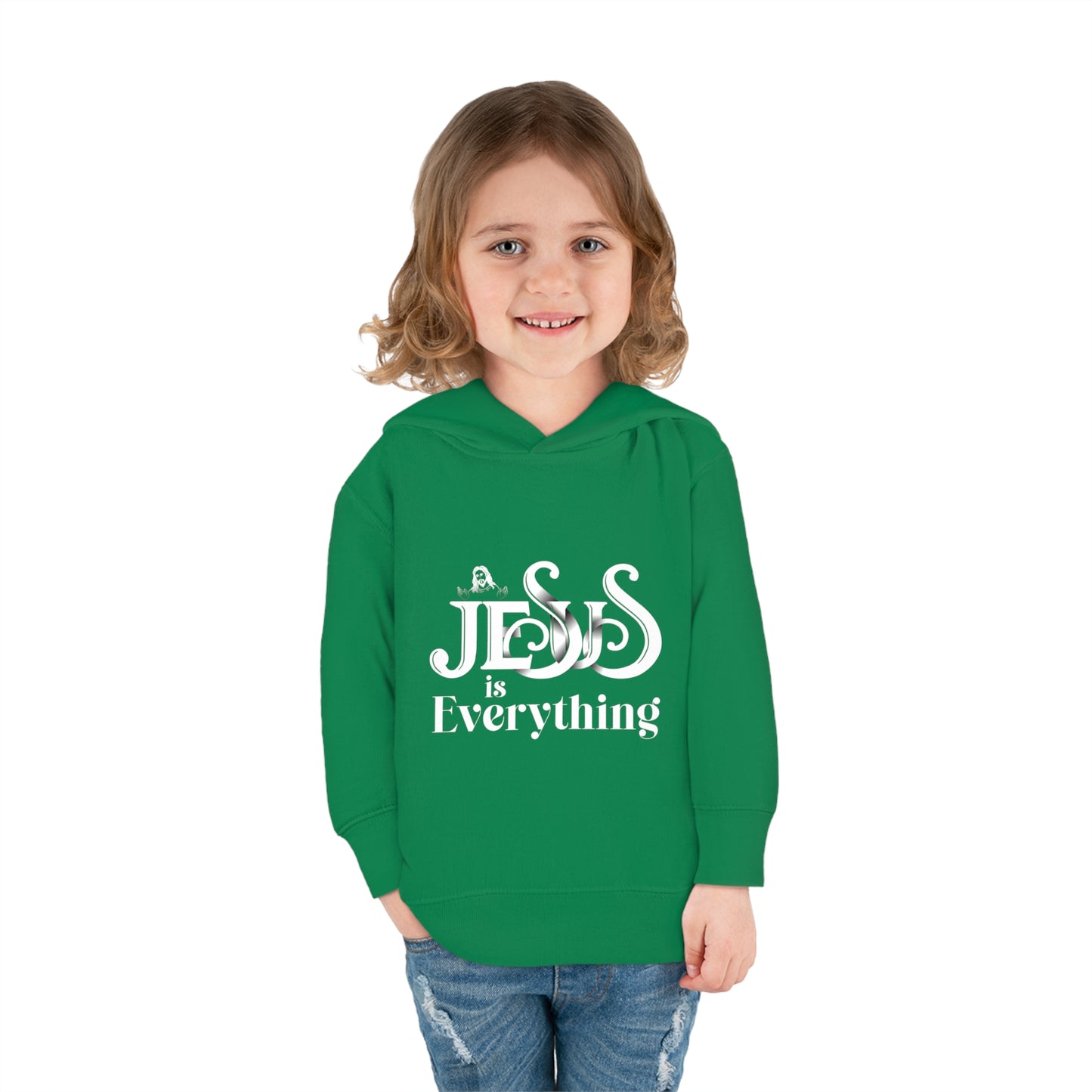 Jesus Is Everything Christian Toddler Pullover Fleece Hooded Sweatshirt