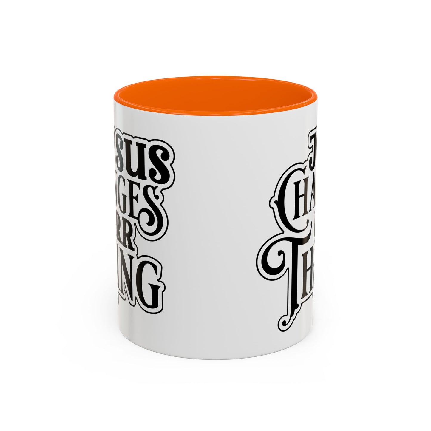 Inspirational Coffee Accent Mug - "He Changes Err Thang" - Perfect for Devotion and Gifts